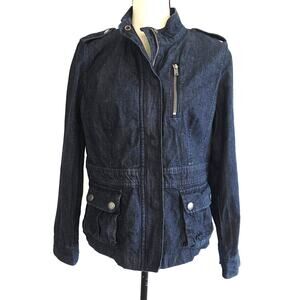 Ann Taylor Dark Blue Jean Jacket